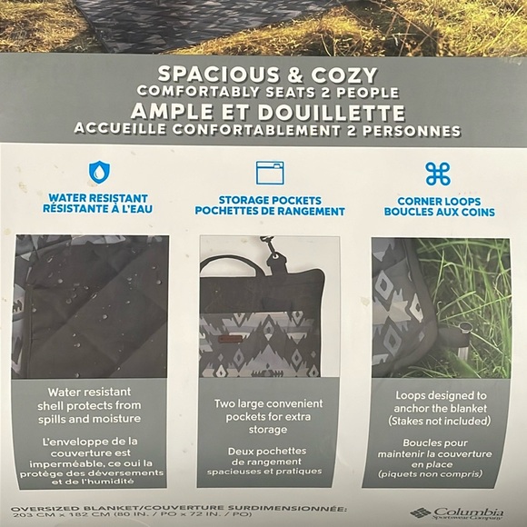 Columbia - Oversized Outdoor Packable Blanket - Picture 4 of 6